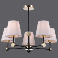 Люстра на штанге Illumico IL0394-5CSQ-24 BK AB CASTOR