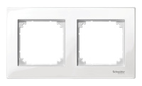 Рамка 2 поста Schneider Electric MERTEN M-PLAN, полярно-белый