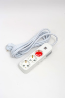 Удлинитель с/з 3вх с защитными шторками ELBI Myra 527-010205-321