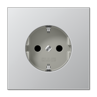 Розетка 2K+З со шторками Jung AL1520KI