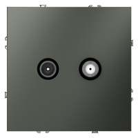 Розетка телевизионная Voltum S70 VLS060406 (титан)