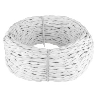 Ретро кабель Werkel витой двухжильный 1,5 мм белый a050778 W6452501 4690389165702