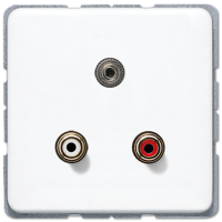 Розетка мультимедиа Jung MACD1011WW