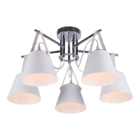 Потолочная люстра IMEX MD.1190-5-S CH+WH