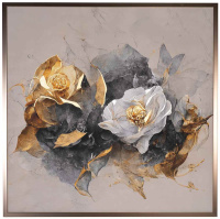 Холст Золотая роза Garda Decor 89VOR-GOLDEN ROSE