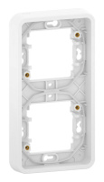 Рамка 2 поста Schneider Electric MUREVA STYL, вертикальная, белый, MUR39151