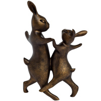 Статуэтка Танцующие кролики Garda Decor D1831
