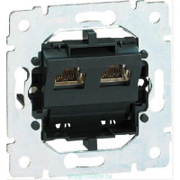 Розетка компьютерная 2хRJ45 Legrand Galea Life ISDN 775937