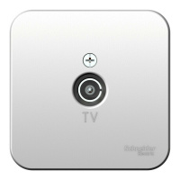 Розетка TV Systeme Electric BLANCA, оконечная, открытый монтаж, алюминий, BLNTA000013