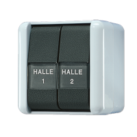 Выключатель сдвоенный Jung 809NAW