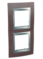 Рамка 2-постовая вертикальная Schneider Electric Unica Top MGU66.004V.0M4