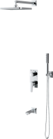 Душевой комплект Teska Ciera Pro AS3360 С ВНУТРЕННЕЙ ЧАСТЬЮ, хром