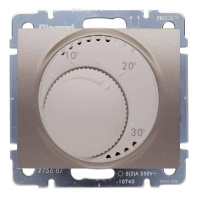 Термостат Legrand Galea Life с НЗ контактом титановая 775686