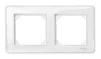 Рамка 2 поста Schneider Electric MERTEN M-CREATIV, прозрачный