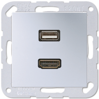 Розетка HDMI/USB Jung MAA1163AL