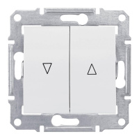 Выключатель для жалюзи злектрическая блокировка Schneider Electric Sedna SDN1300121