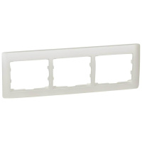 Рамка 3-постовая Legrand Galea Life перламутр 771503