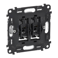 Выключатель двухполюсный Legrand Valena Мех In Matic 16AX 250V винтовой зажим 752002