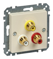 Аудио-розетка Schneider Electric MERTEN SYSTEM M, бежевый