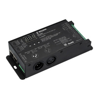 Декодер Arlight SMART-DMX512-104-83-RDM-SUF (12-48V, 4x8A, XLR3/RJ45) 023823(1)