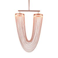 Люстра на штанге Delight Collection Otero 8608P copper