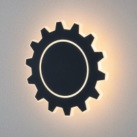 Настенный светодиодный светильник Elektrostandard Gear L LED черный MRL LED 1100 4690389125386