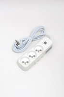 Удлинитель 3вх с защитными шторками USB UPS ELBI Myra 527-010202-316