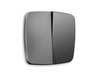 Лицевая панель для выключателя двухклавишного Ambrella Volt Omega OP6530