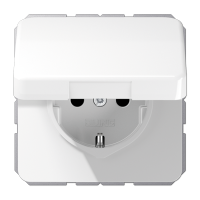 Розетка штепсельная Schuko Jung CD1520BFKIKLWW