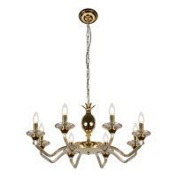 Подвесная люстра iLamp Flo YT2049-8 GD+COG