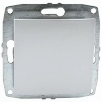 Выключатель одноклавишный перекресный Mono Electric Despina-Larissa 10А 250В серебро 500-002125-112