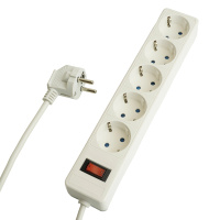 Сетевой фильтр 5-местный с/з Stekker Optima HM20-51-05 50094