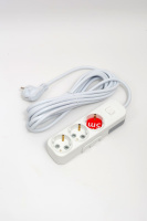 Удлинитель с/з 3вх с защитными шторками с включателем ELBI Myra 527-010205-322