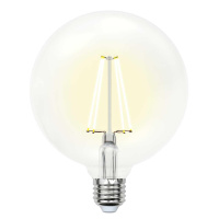 Лампа светодиодная филаментная (UL-00004860) Uniel E27 15W 3000K прозрачная LED-G125-15W/3000K/E27/CL PLS02WH
