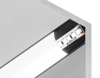 Алюминиевый угловой профиль Ambrella Light Alum Profile GP2100BK