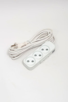 Удлинитель 3вх с защитными шторками ELBI Myra 527-010205-350