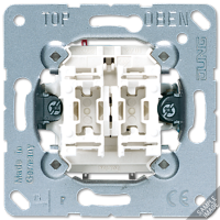 Выключатель сдвоенный Jung 505-20U