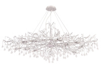 Подвесная люстра Crystal Lux REINA V2 SP12 L1500 SILVER PATINA