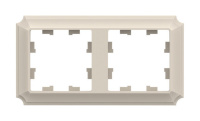Рамка 2 поста Systeme Electric ATLASDESIGN ANTIQUE, бежевый, ATN100202
