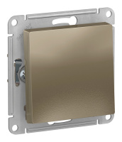 Переключатель 1-клавишный перекрестный Schneider Electric ATLASDESIGN, скрытый монтаж, шампань
