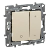 Диммер кнопочный Legrand Etika без нейтрали 400W слоновая кость 672318
