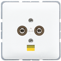 Розетка штепсельная для выравнивания потенциалов Jung CD565-2WW
