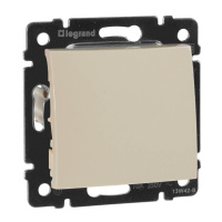 Выключатель кнопочный одноклавишный Legrand Valena слоновая кость 774311