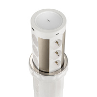 Блок розеток 17 (12 секций и USB type A+C) беспроводная зарядка Mebax 00-00002600