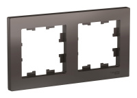 Рамка 2 поста Schneider Electric ATLASDESIGN, мокко
