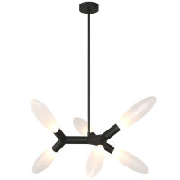 Люстра на штанге Eurosvet Covalent 30180/6 черный Smart a069153