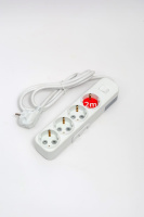 Удлинитель с/з 4вх с защитными шторками с включателем ELBI Myra 527-010202-422