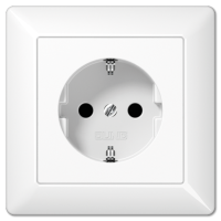 Розетка штепсельная Schuko Jung AS1520KIWW