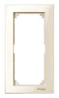 Рамка 2 поста Schneider Electric MERTEN M-PLAN, бежевый блестящий