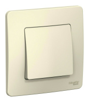 Выключатель 1-клавишный Systeme Electric BLANCA, скрытый монтаж, молочный, BLNVS006102